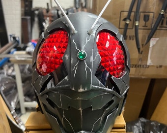 Kamen Rider Helm Masked Rider V1 V2 Steamer Black Version Cosplay Requisite