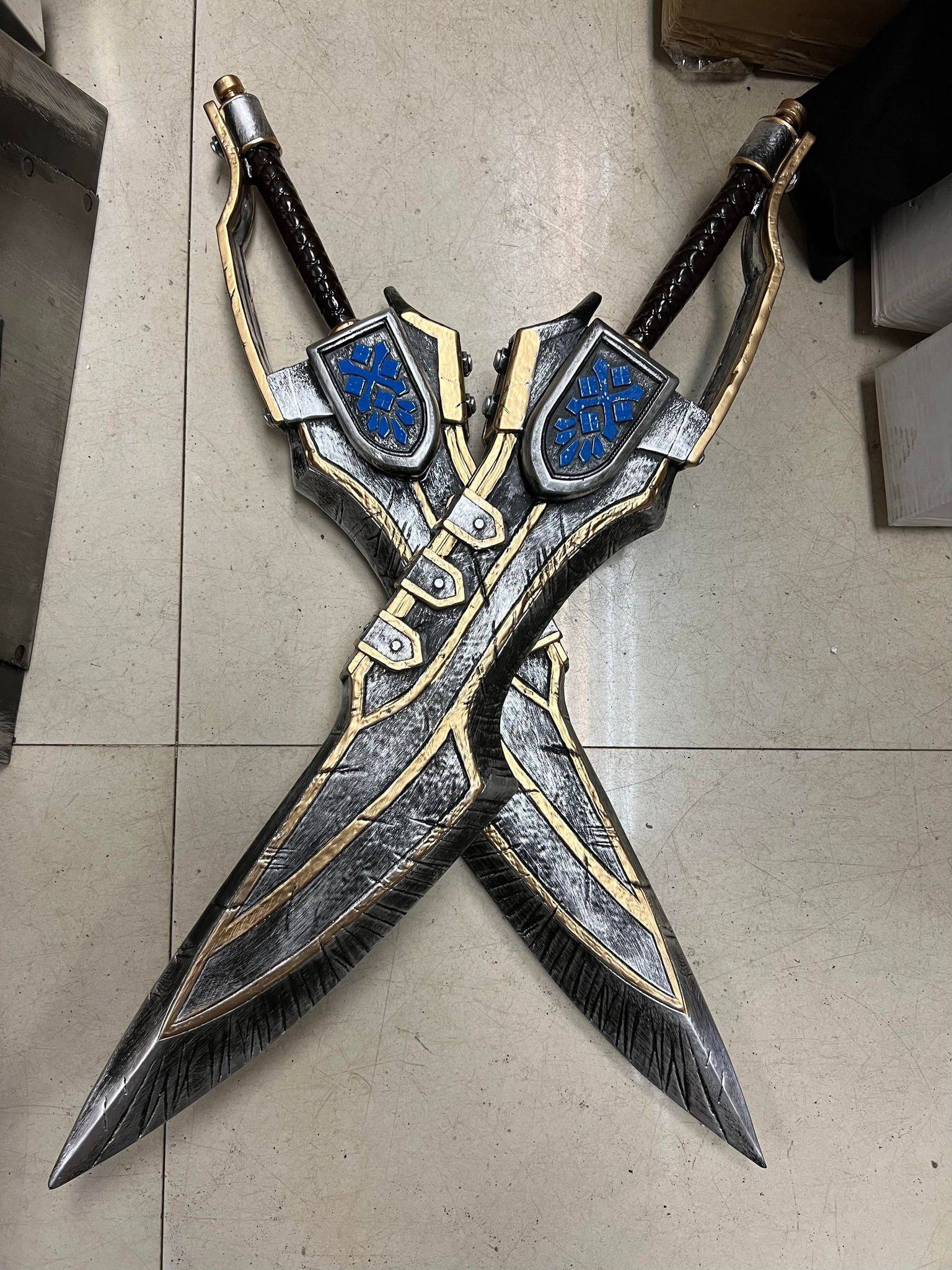 Double Bladed Staff Sword