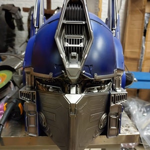 Transformers Tx Optimus Prime Helmet Mask Cosplay Prop