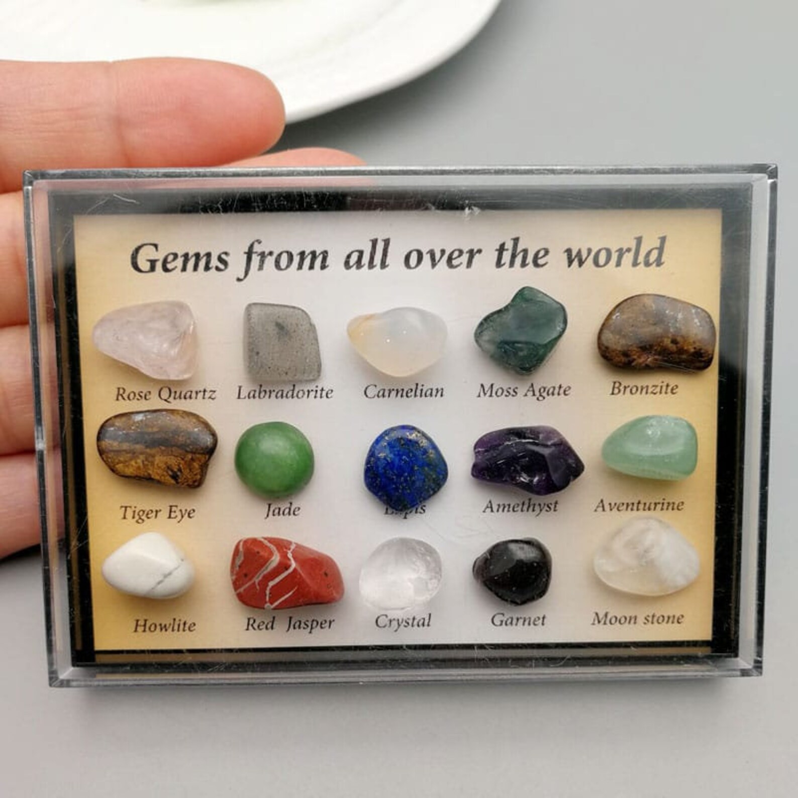 Gem Crystal Gemstone Set A Etsy