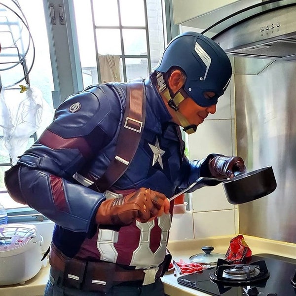 Captain America Suit CA Cosplay Costume Prop