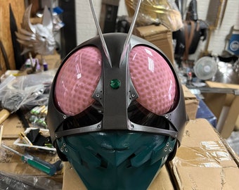 Kamen Rider Helm Masked Rider V1 Black Sun Cosplay Prop