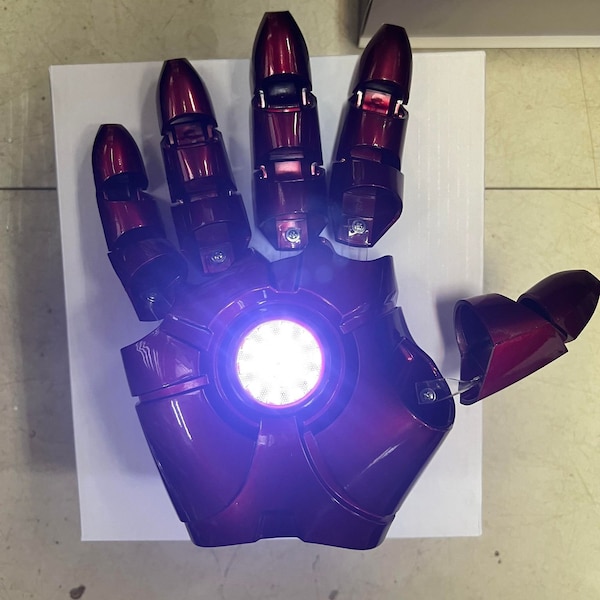 Iron Man Mk3 Palm Limited Supply Mark 3 Gauntlet Hand Arm Glove Cosplay Prop