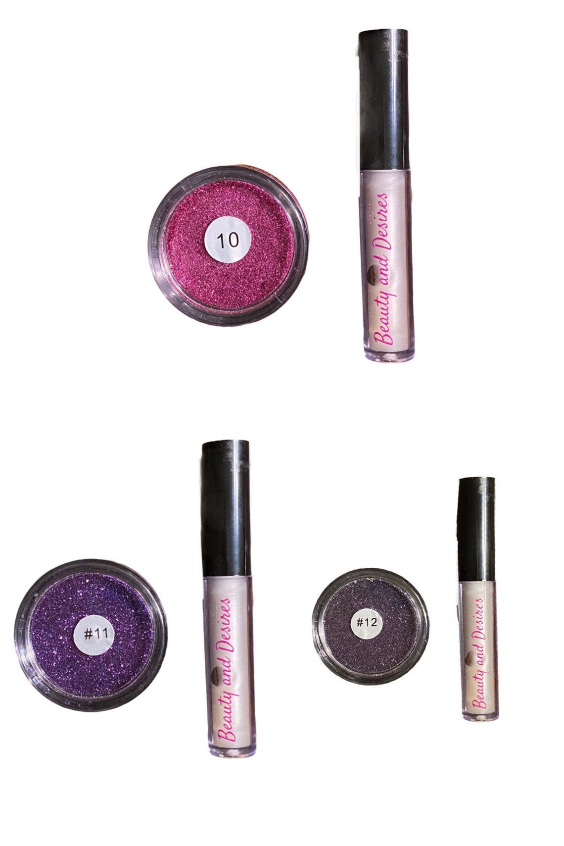 Glitter Lip Kit by B.A.D A variety of 12 Sparkling colors to Etsy