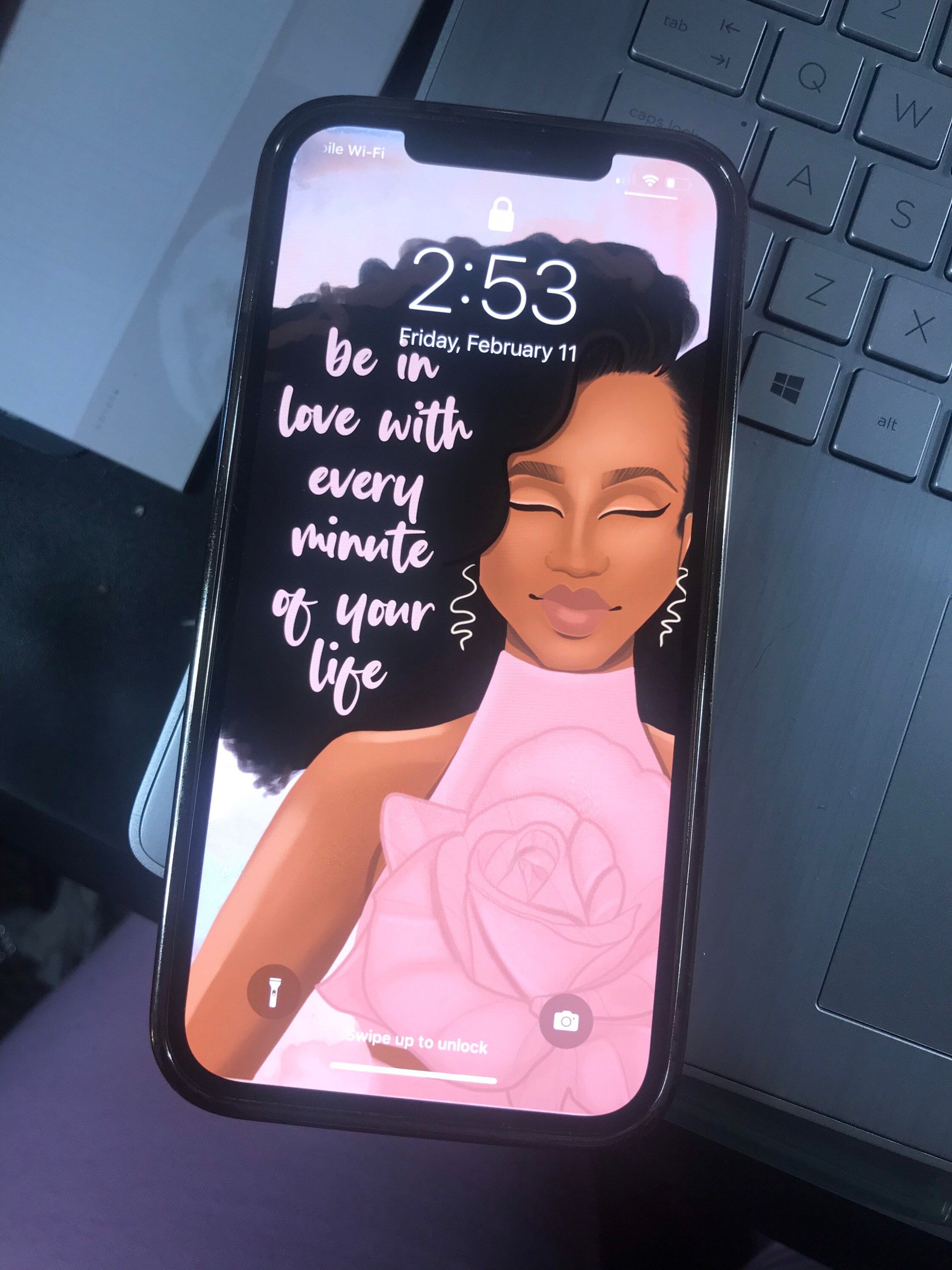 Black Girl iPhone Wallpaper Inspirational iPhone Wallpaper Affirmation