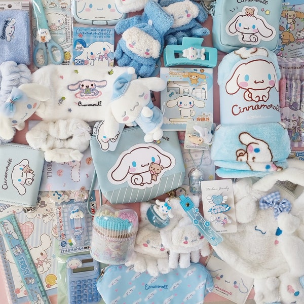 Sanrio Cinnamoroll Mystery Box, Kawaii mystery stationery box, Kawaii stationery | Cute Kawaii |Surprise bag |Surprise box | Birthday gift