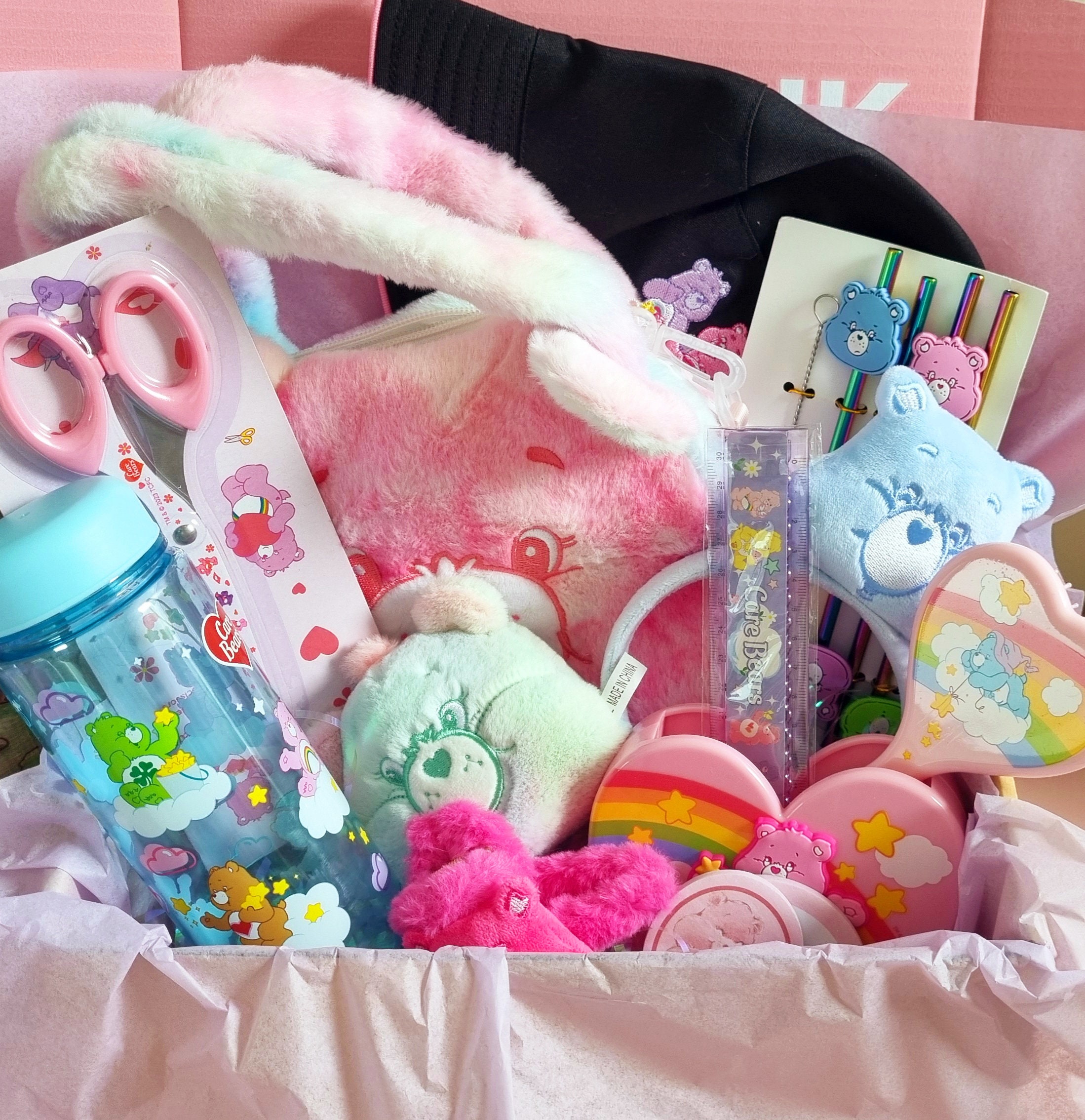 Care Bears ギフトボックス 8種類 Care Bears Mystery Stationery Box: Kawaii Surprise Gift - Etsy