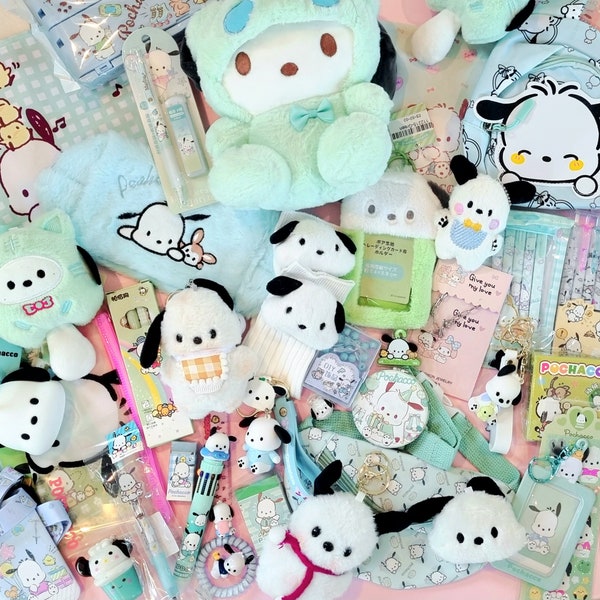 Sanrio Pochacco Mystery Box, Kawaii mystery stationery box, Kawaii stationery | Cute Kawaii |Surprise bag |Surprise box | Birthday gift