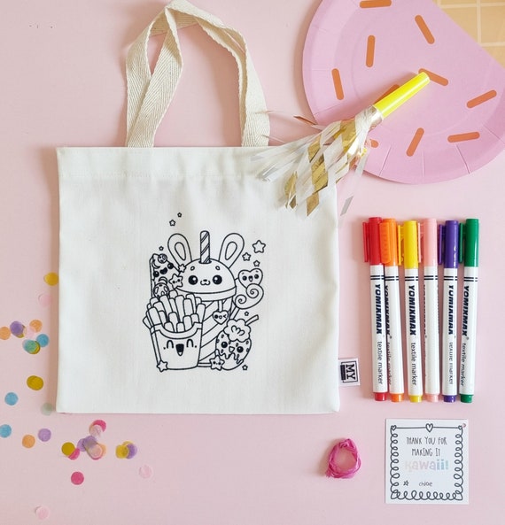 Estuche Tela Para Pintar Kit De 40 DIY Incluye Lápices Y - Main Image