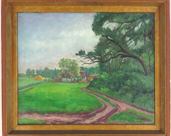 Kálmán PADUA (1885-1958) Hungarian Listed Original Oil/Canvas Landscape 1934