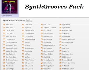 Yamaha Expansion 5 Packs Dance EDM Trance Synth Packs per Tyros5, Genos, SX920-SX900-SX720-SX700-S975-S970-S775-S770