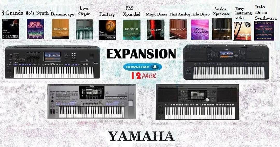 Yamaha Expansion Styles & Sounds - Tyros5,genos,sx920-s900,sx720