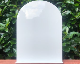 Blank Acrylic Arch | DIY event sign decor