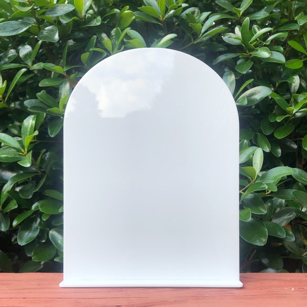 Blank Acrylic Arch | DIY event sign decor