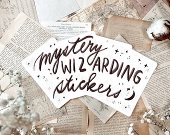 Mystery Wizarding Sticker – Sticker Sheet | Planning Stickers, Journal Stickers