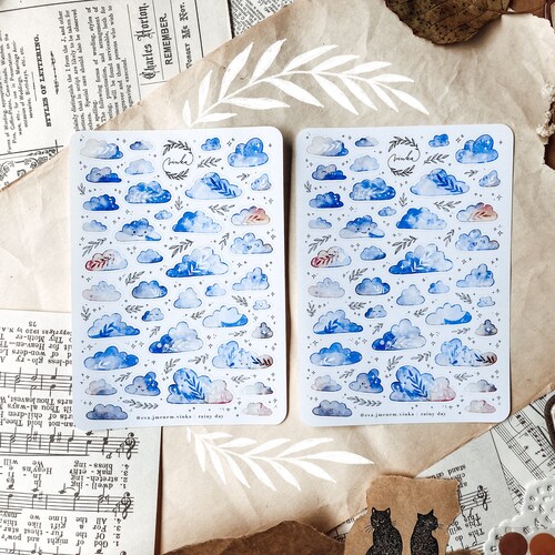 Autumn Favorites Sticker Sheet Bullet Journal Stickers Etsy