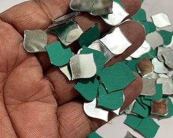 1000 Pieces 20x12mm Leaf Shape mirror pieces, Craft Mirror, Lippan Art supplies, Lippan Art Kit, Lippan Art Mirror, Lippan Art Material