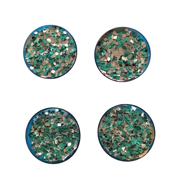 400 Pieces, 100 Pieces of Each Shape, Square Shape, Round Shape, Diamond Shape, Triangle shape, Embroidery Mirror, Costume Mirrors, Mirror