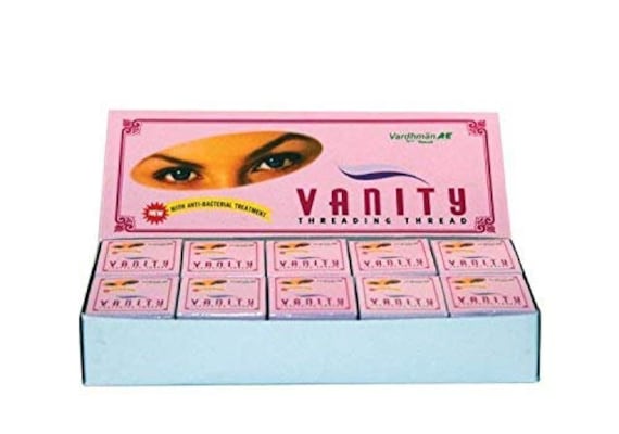 20x Vanity Antibacterial Cotton Eyebrows Thread Threading Facial