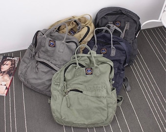 etsy waxed canvas backpack