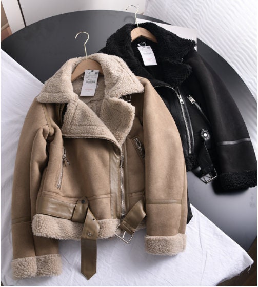 beige suede jacket womens