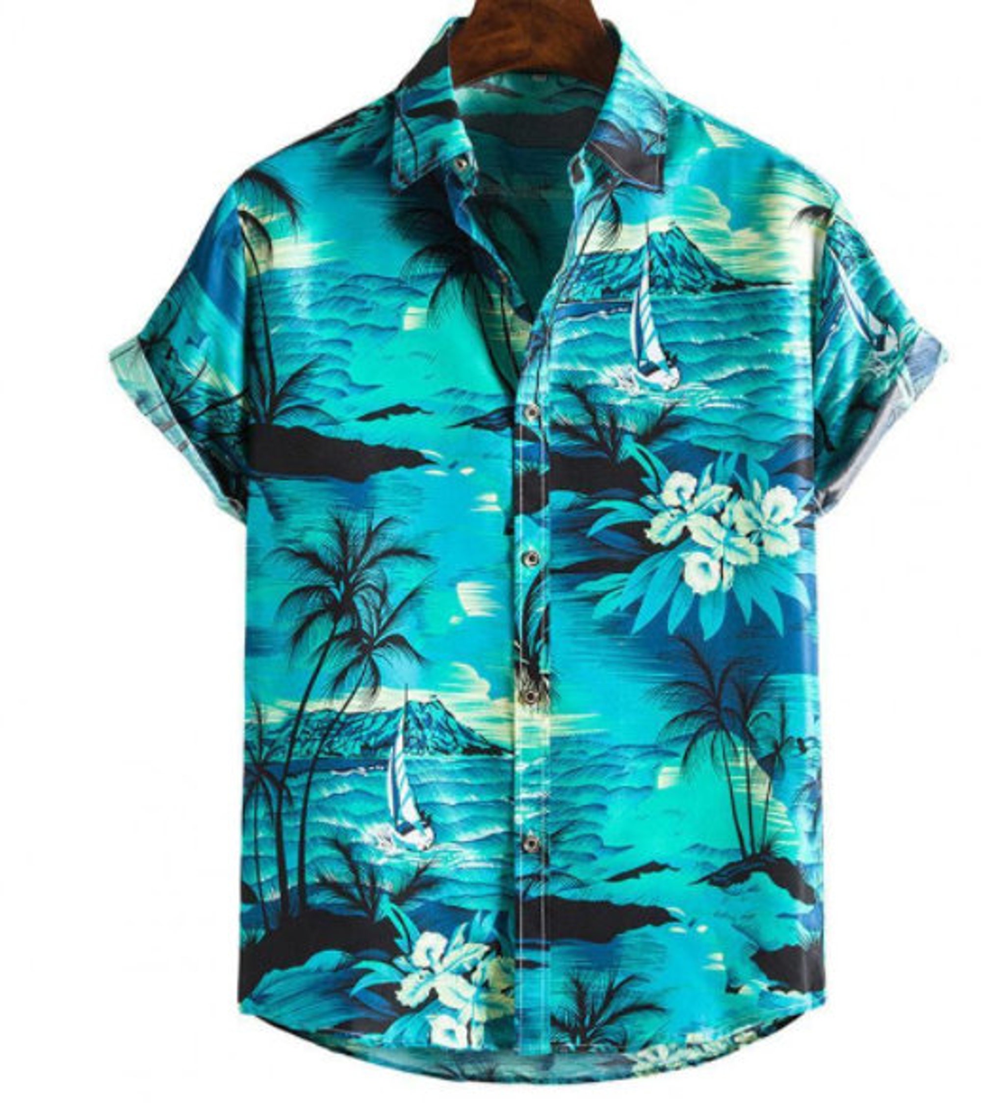 Men's Hawaiian Beach Shirt