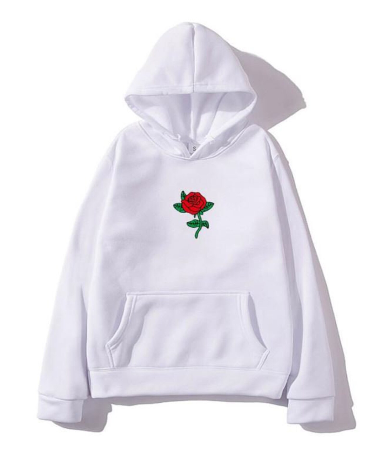 Red Rose Flower Print Hoodies | Etsy