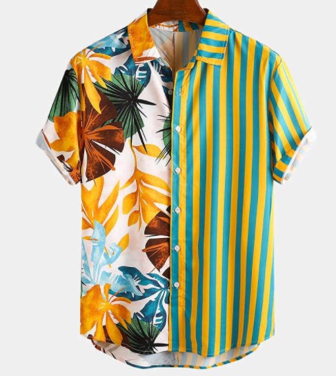 Men's Hawaiian Beach Shirt | Etsy UK