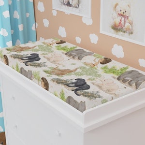 Jungle Book Changing Pad Cover, Jungle Book Pattern, Baby Shower Gift, Nursery Accessories, JB2022