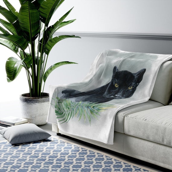 Black Panther Plush Blanket Toddler Room Decor Baby Shower Gift BP2022 Room Set Home Decor Etsy