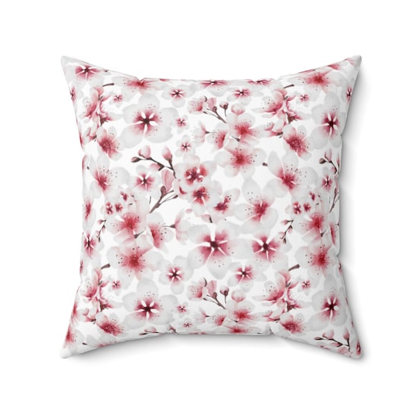 Sakura Oriental Cushion, Japanese Garden, Cherry Blossom Pillow, Room Decoration, ORT2022 Home Set