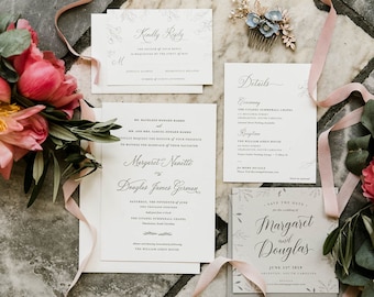 Custom Wedding Invitation Suite