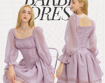 Barbie Dress PDF Sewing Pattern Size XS-2XL| US 0-10, Instant Download A4-A0