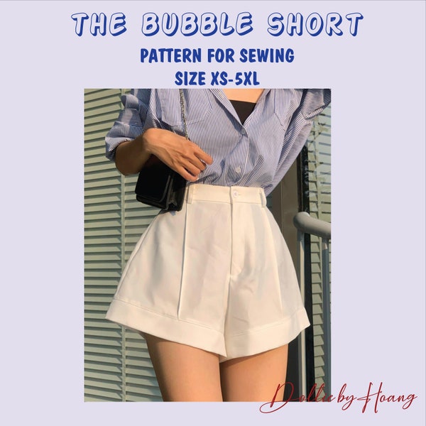 The Bubble Shorts Pattern  | XS-5XL | PDF Sewing pattern