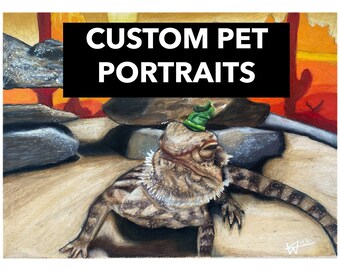 Custom Pet Portraits | Original Piece| Pawz Art |