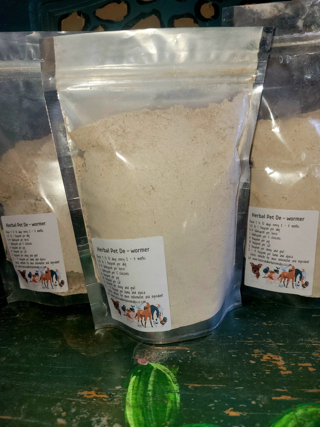 Herbal Dewormer for Dogs, Cats, Horses, Chickens, Goats, Llamas