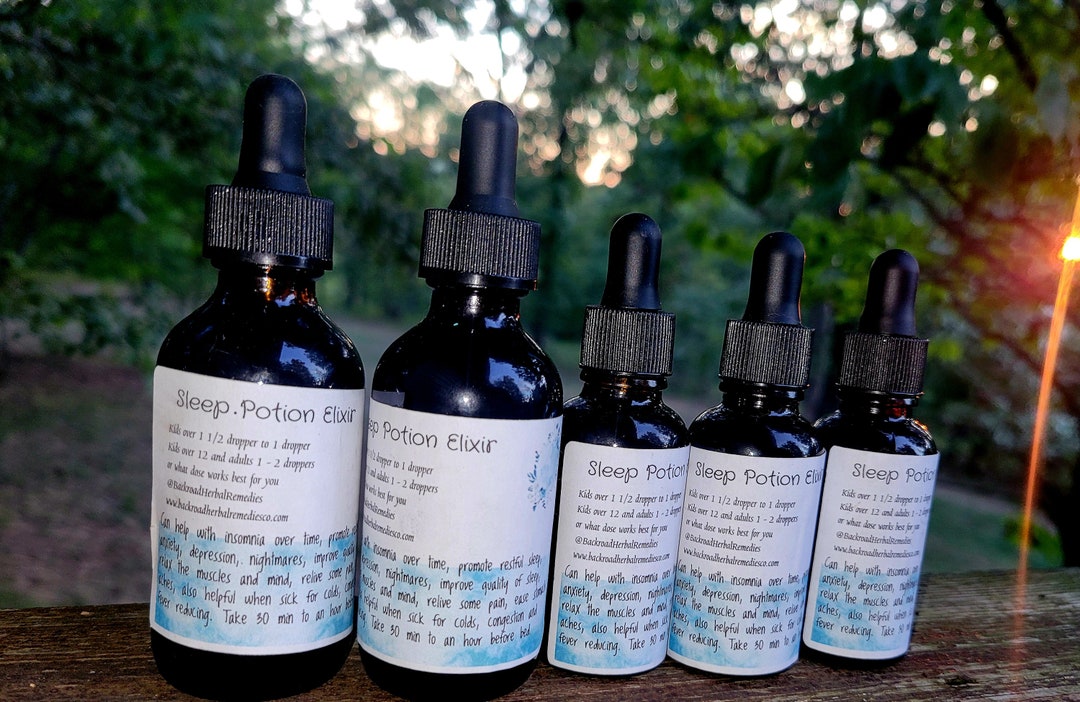 Sleep Elixir Honey and Alcohol Extract Etsy