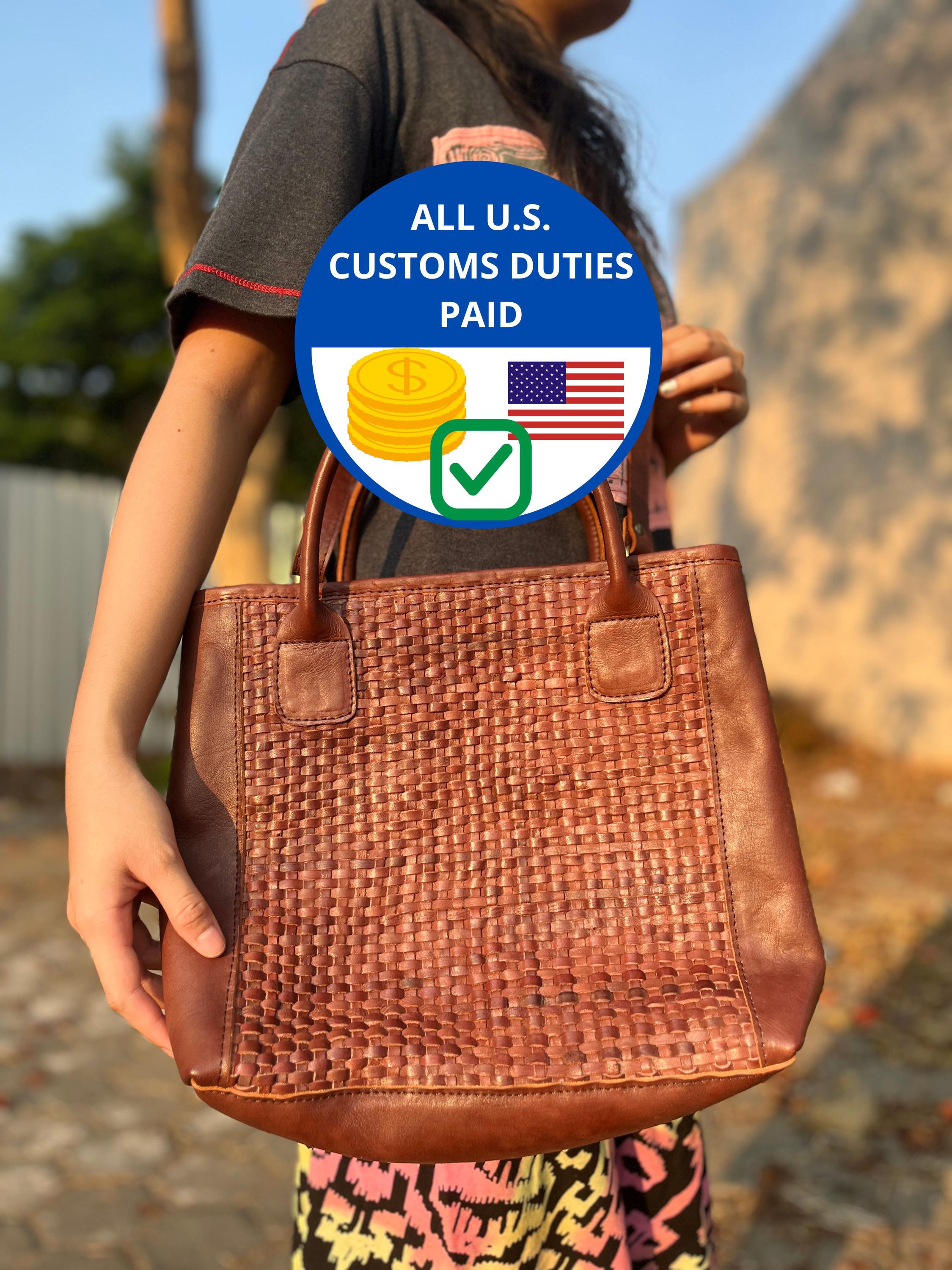 Large Handmade Woven Genuine Leather Crossbody Bag, Top Handle - Etsy