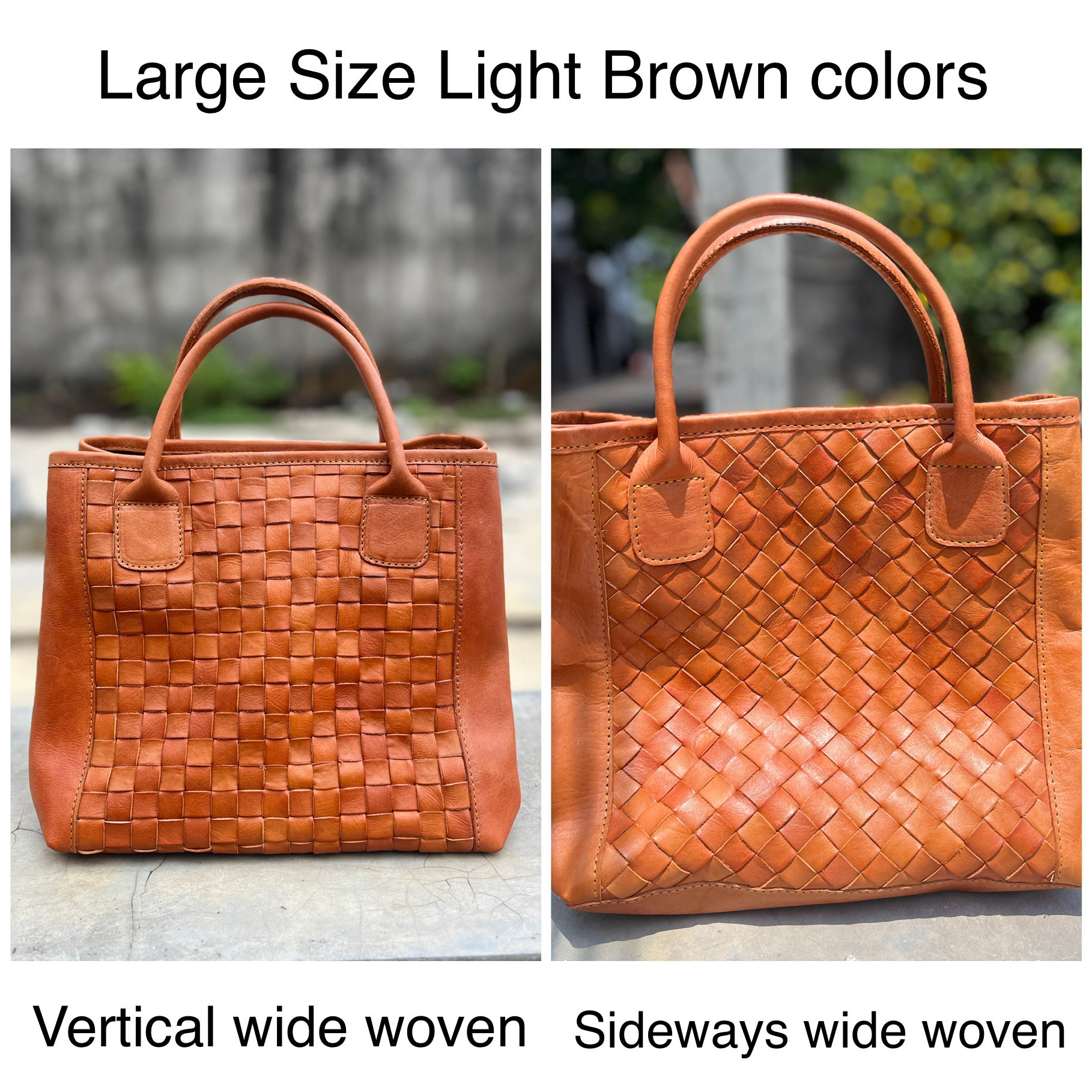 Large Handmade Woven Genuine Leather Crossbody Bag, Top Handle - Etsy