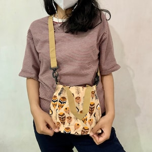 Niedliche Crossbody Taschen, Eimer Tasche, Canvas Sling, Mini Canvas Tasche, Messenger Tasche, kleine Beutel, Frauen Geldbeutel, Eco Tasche, Bunte Tasche