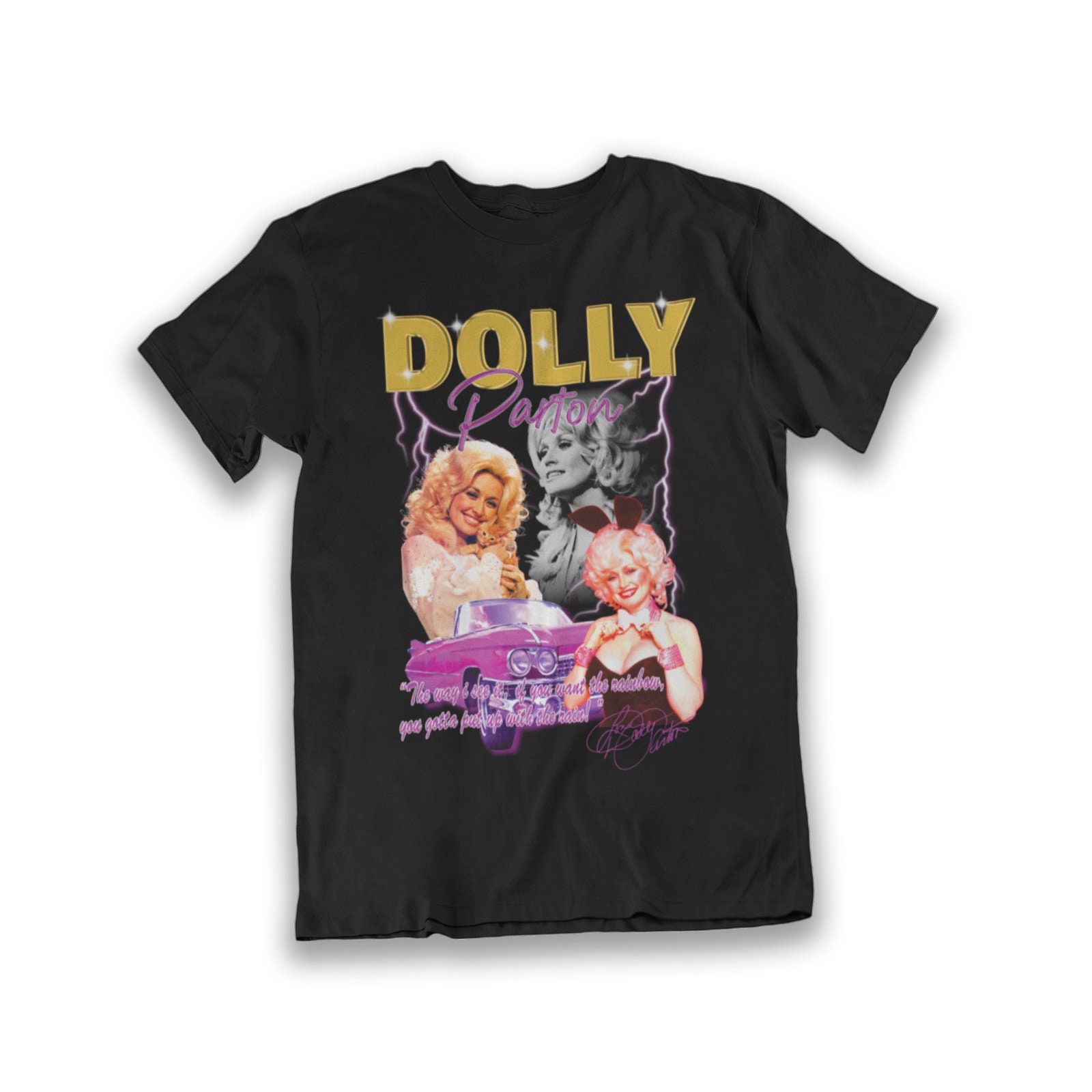 Discover Dolly Parton Signature Printed Unisex T-Shirt