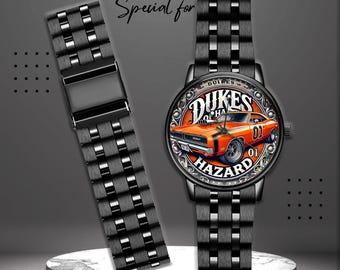 Luxury Race Car Themed Watch | Dukes of Hazzard special gift for man