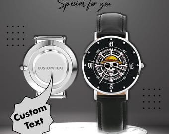 Pirate Skull Compass Watch – Men’s Watch – Dark Anime Inspired Style