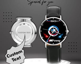 Luxury Racing Style Watch – Modern Sports Car Inspired Dial – Unique Men’s Wristwatch Gift