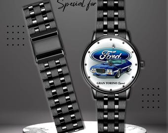 Luxury Classic Car Watch - Vintage American Muscle Car Theme