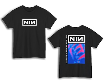 Funny T-Shirt | Unisex heavy Cotton Tee, Music Album Tee, NIN Pretty Hate Machine inspired