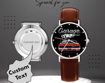 Luxury Wrist watch - Birthday Gift for Dad Husband, Garage Decor Accessory
