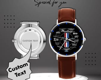 Luxury Automotive Theme watch - Mustang Inspired Car Lover Gift