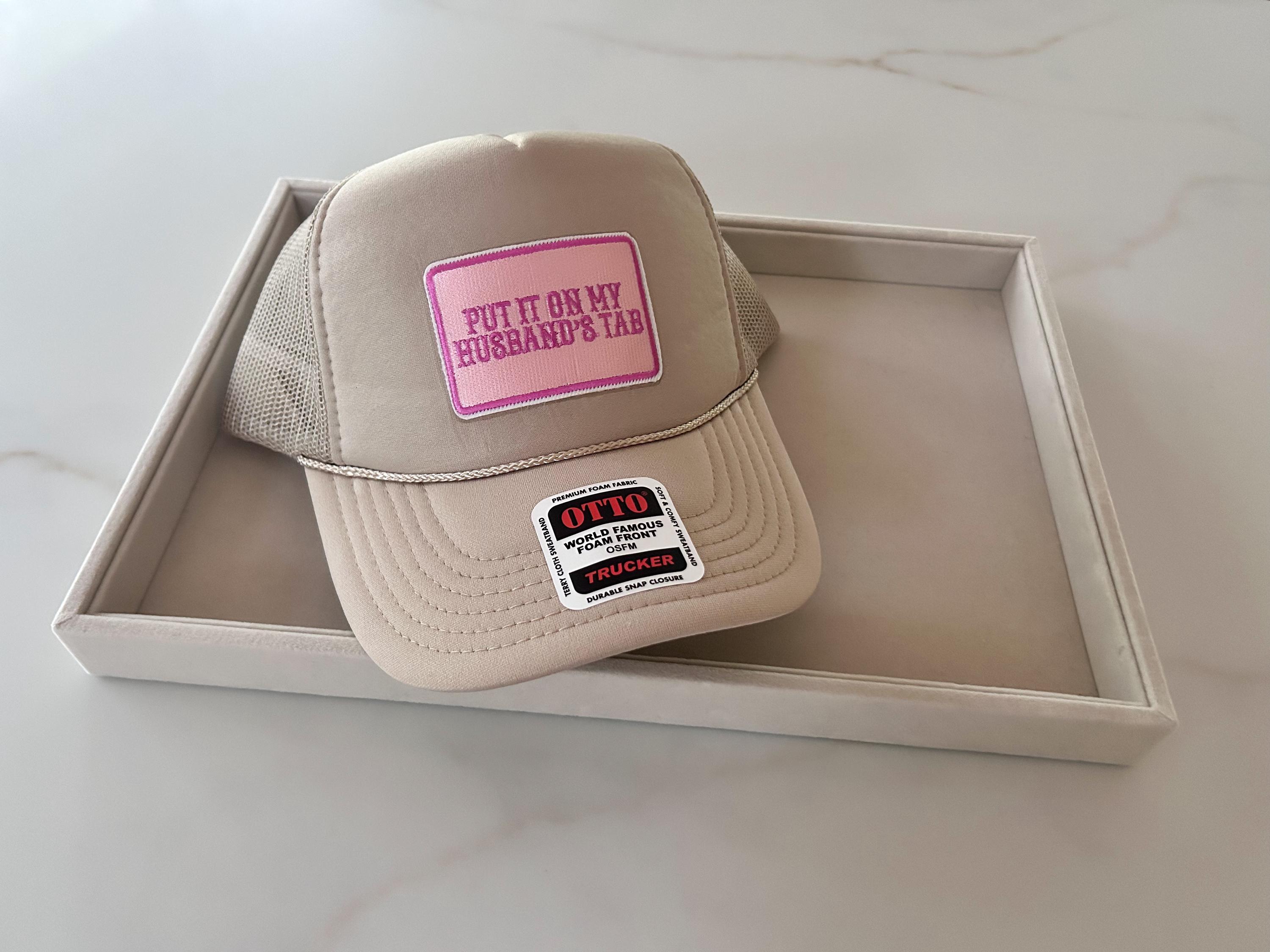 Put It on My Husbands Tab Trucker Hat | Put It on My Husbands Tab ...