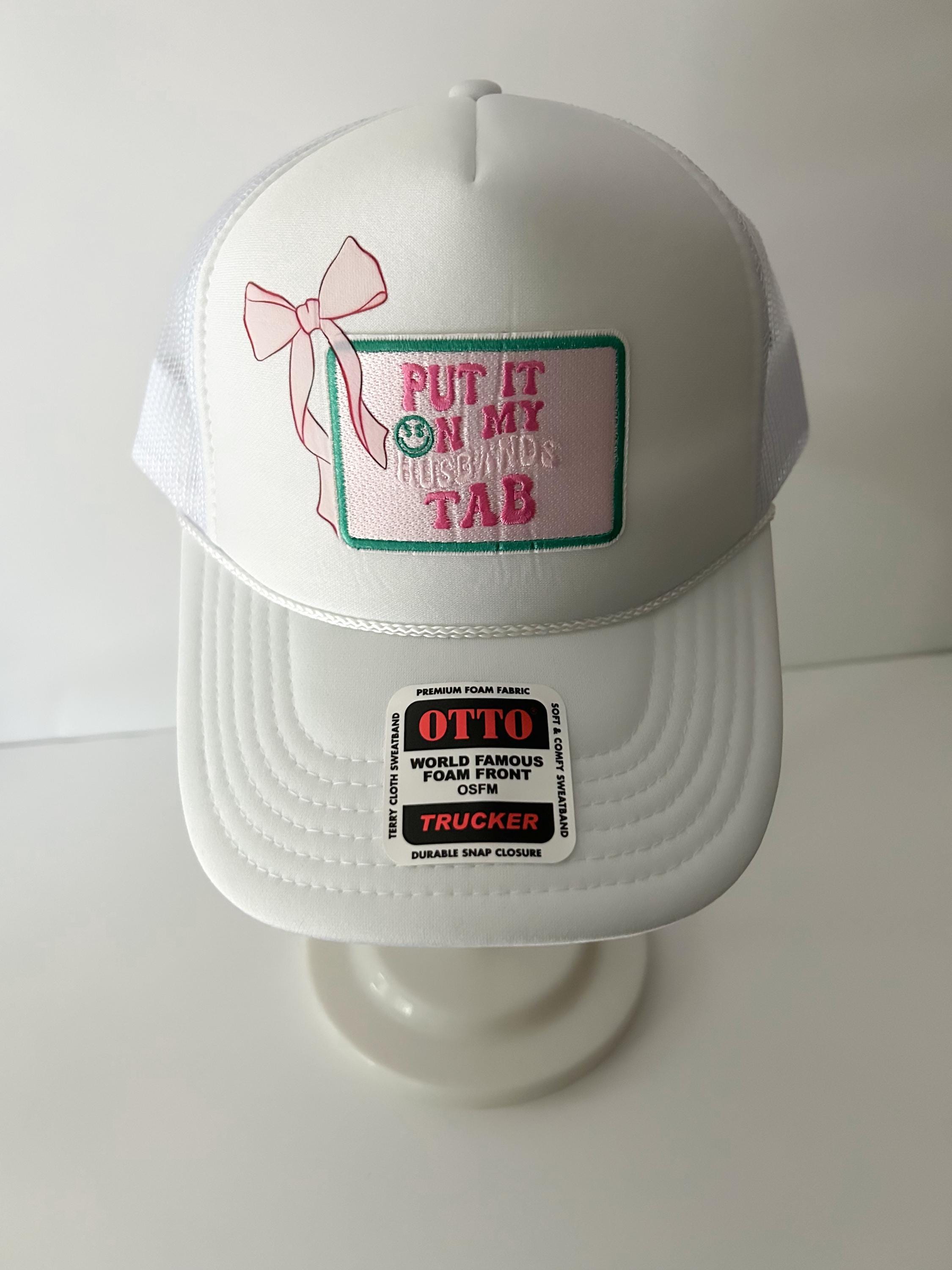 Put It on My Husbands Tab Trucker Hat | Put It on My Husbands Tab ...